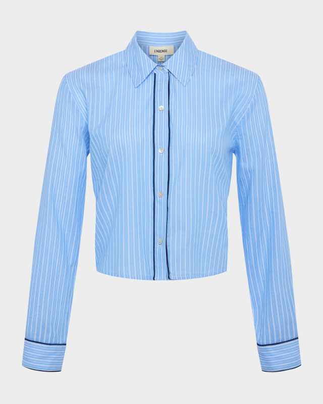 Cosette Stripe Cropped Shirt